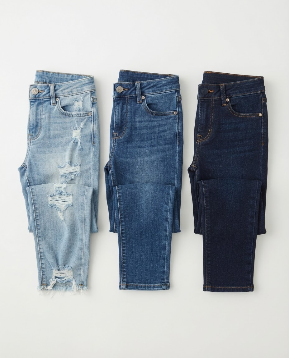 Professional_e-commerce_product_photography_of_gir-1789797709540 girls jeans pants - Image 1
